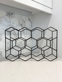 Crate and Barrel 11-Bottle Wine Rack