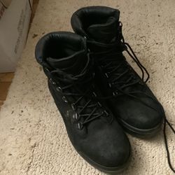 Timberland Mens Size 7 Black Boots
