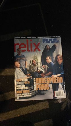 Relix Magazine Widespread Panic Cover Issue