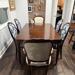 Real Wood Dining Table And Chairs
