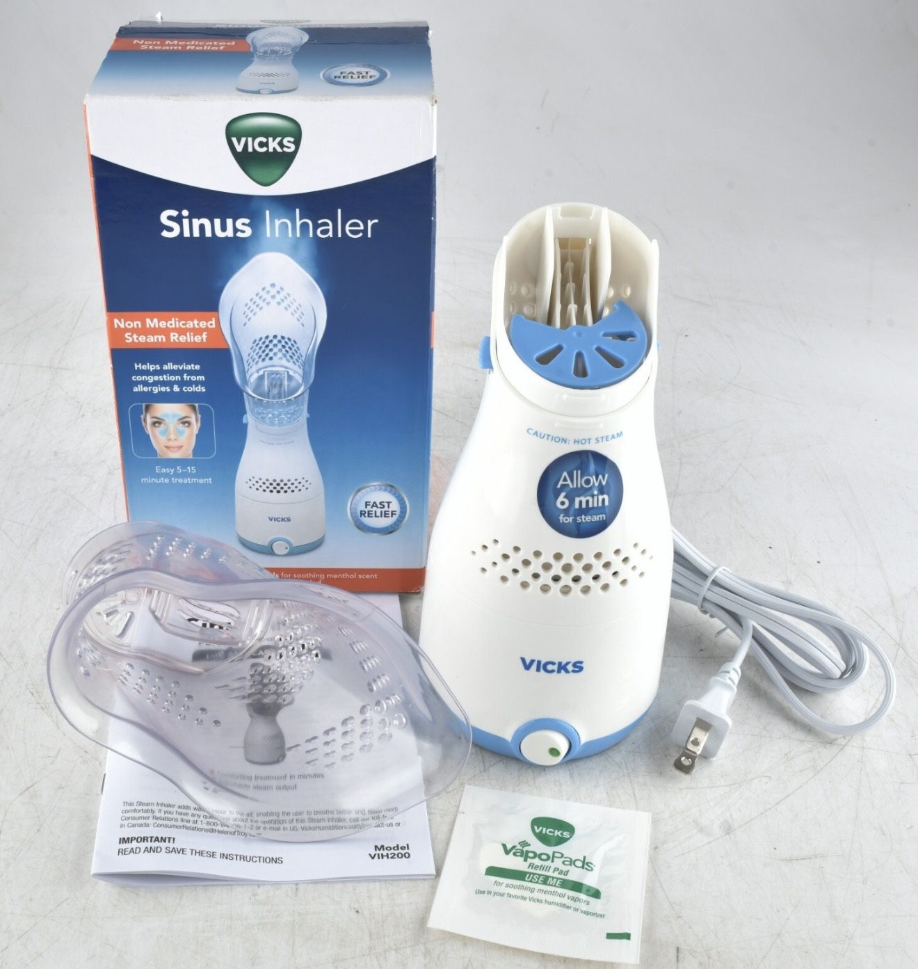 💨 Vicks Sinus Inhaler – Non-Medicated Steam Relief (New in Box)