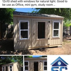 New 12x10 Office Shed