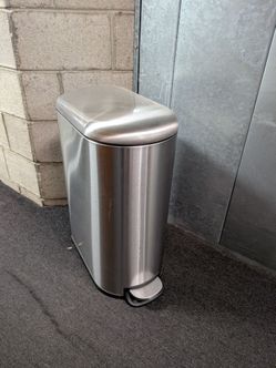 Metal Trash Can