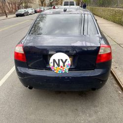 Navy Blue Audi 2004 A4