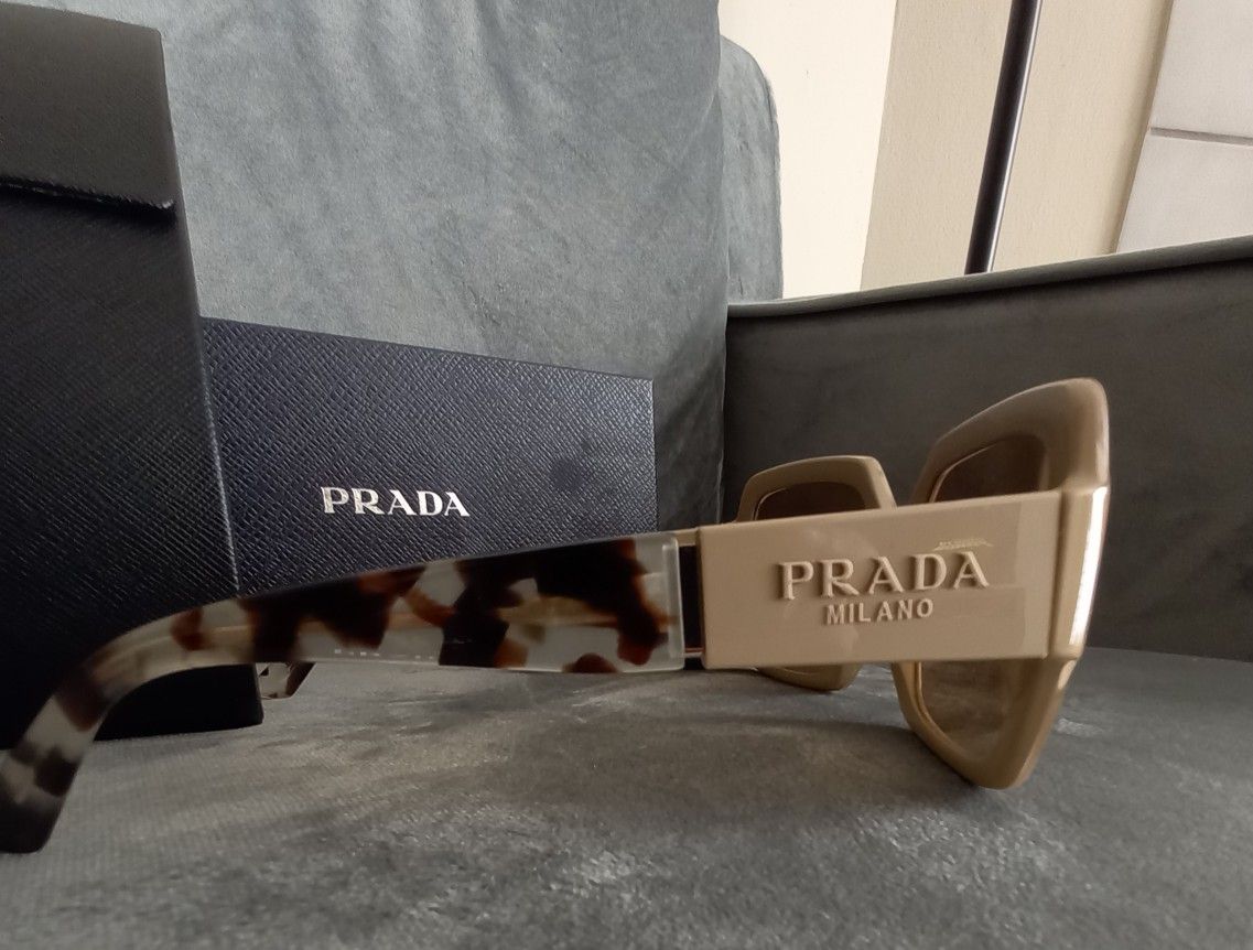 PRADA PR‎ 21XS Grey Brown/Light Brown (06G-4I2) Sunglasses Brand New. Full Kit PRADA PR 21XS Grey Brown/Light Brown (06G-4I2) Sunglasses  main image 4