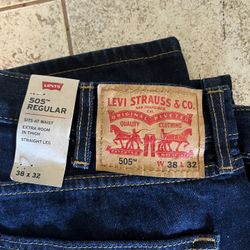 Levis 505 Jeans 38 X 32 Brand New With Tags