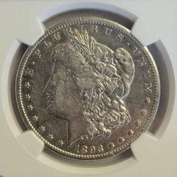 1893-CC Morgan Silver Dollar $1 Carson City Uncirculated