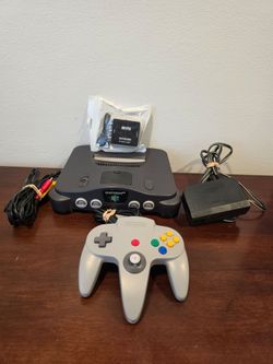 Nintendo N64 with brand new adapter tested