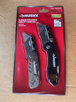 🔥 HUSKY Utility Knives (2‐Pack) – BRAND NEW / 24 UNITS AVAILABLE $10 Each 🔥