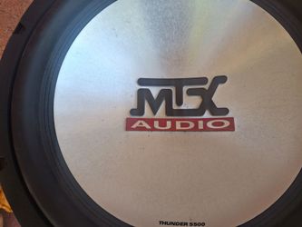 ONE SPEAKER UNA BOSINA MTX TUNDER 5500 12 INCHES GOOD CONDICIÓN ABLO ESPAÑOL