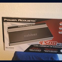 Power Acoustik CLASS D with Bass Controller