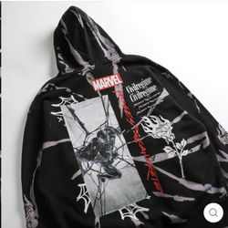 CIVIL REGIME X DARC SPORT X MARVELS SPIDERMAN VENOM “WEB OF CHAOS” HOODIE