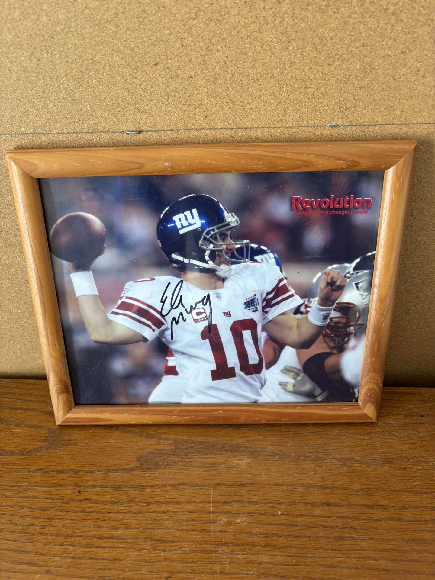 Eli Manning Signed Photo Super Bowl 42