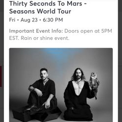 (2) Thirty Seconds to Mars And AFI Ithink 