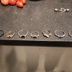 Silver And Gold Plated Rings 25 Each 