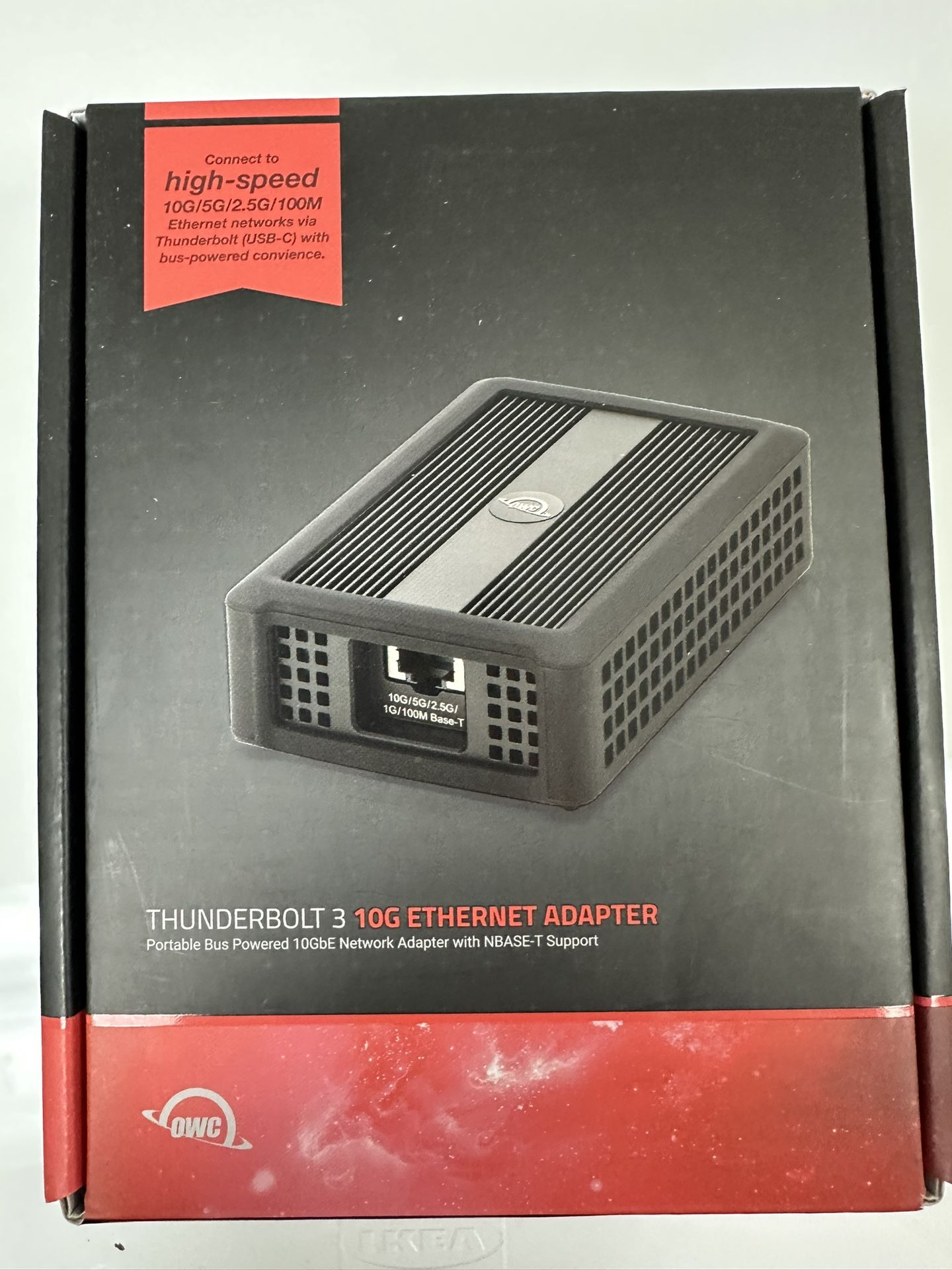 Used OWC Thunderbolt 3 10G Ethernet Adapter Black for Sale in Los 
