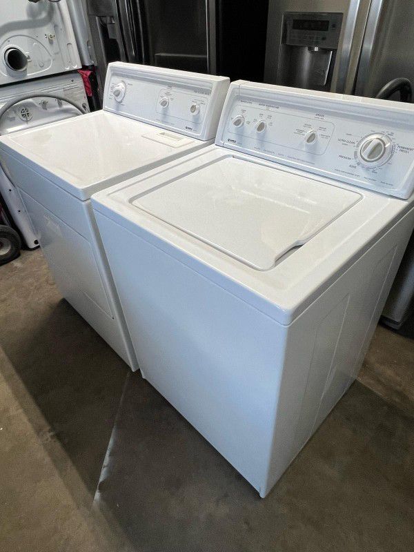 Set Of Washer And Electric Dryer Kenmore Everything Working 