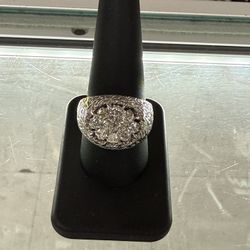 14k White Gold Men’s Ring 