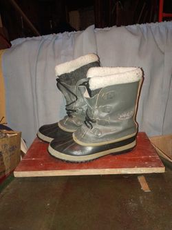 Men Canadian Sorel Gray SIZE 10 Winter Boots