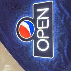 Pepsi Open LED Sign