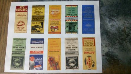 Advertising Match Books 1940's
