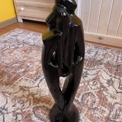 Vintage ceramic sculpture "Lovers"