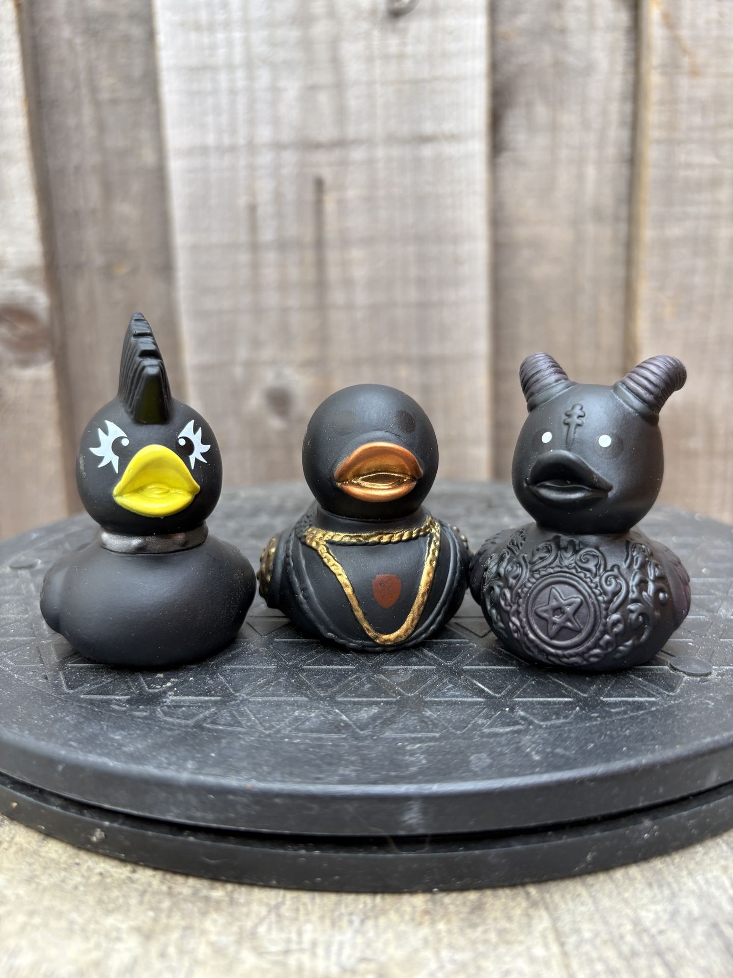 Set Of 3 Gothic Rubber Ducks!