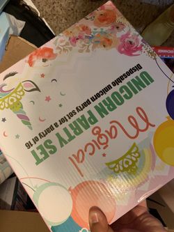 New unicorn birthday kit