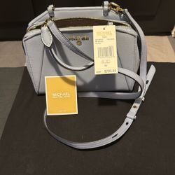 Michael Kors Cleo Small Saffiano Leather Satchel