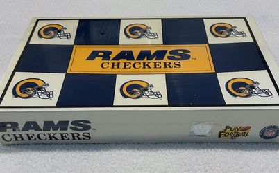 Vintage 1993 NFL Los Angeles Rams Checkers Game