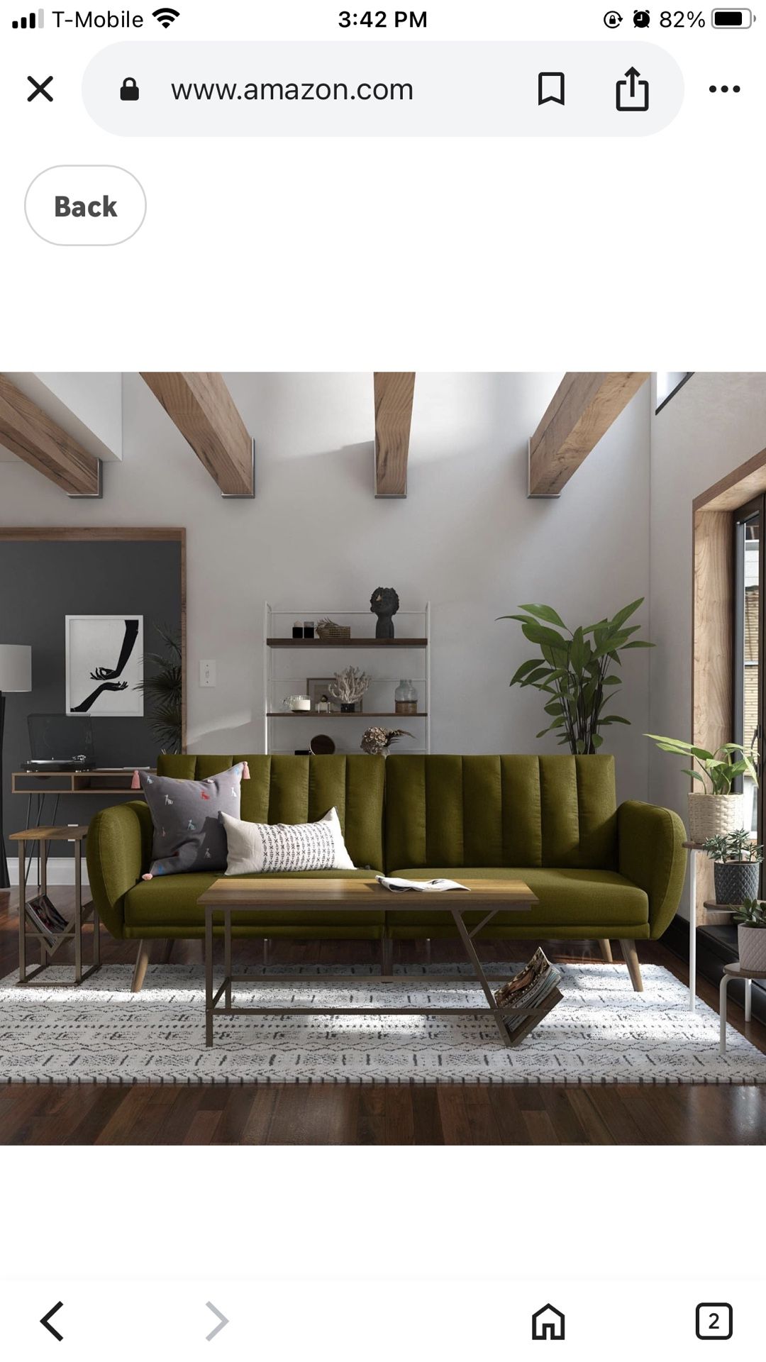 Brand New Futon Sofa Couch