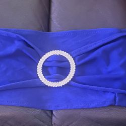 Royal Blue Spandex Chair Sashes 