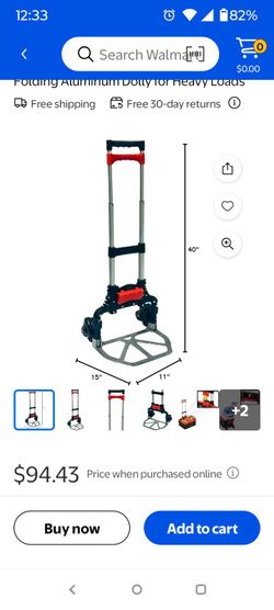 Magna stair climber foldable aluminum dolly