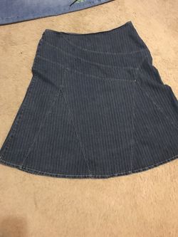 Cato woman 22w blue jean denim skirt