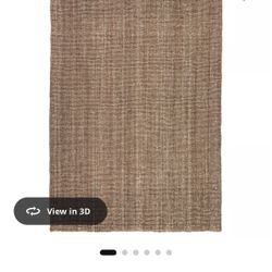 IKEA Rug, flatwoven, natural, 5 ' 3 "x7 ' 7 "