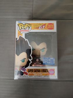 Funko Pop Dragon Ball GT Super Saiyan 4 Vegeta Flocked #2078
