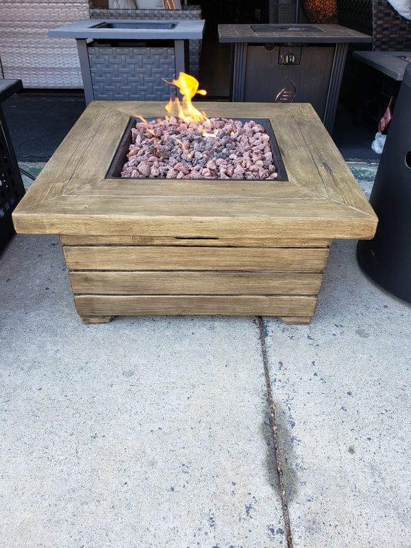 New outdoor patio furniture gas propane fire pit for Sale ...