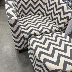 Accent Chair With Ottoman