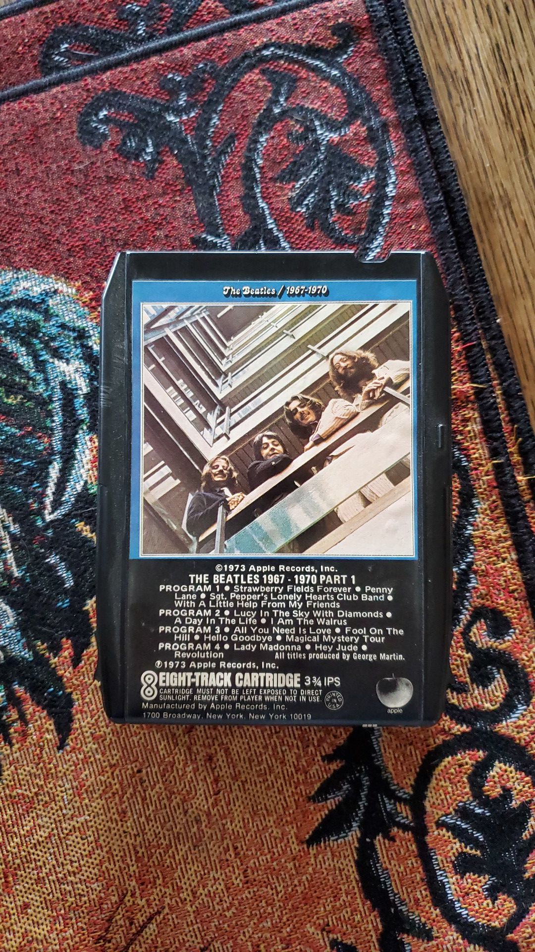 The Beatles 1967-1970 Eight-Track Cartridge