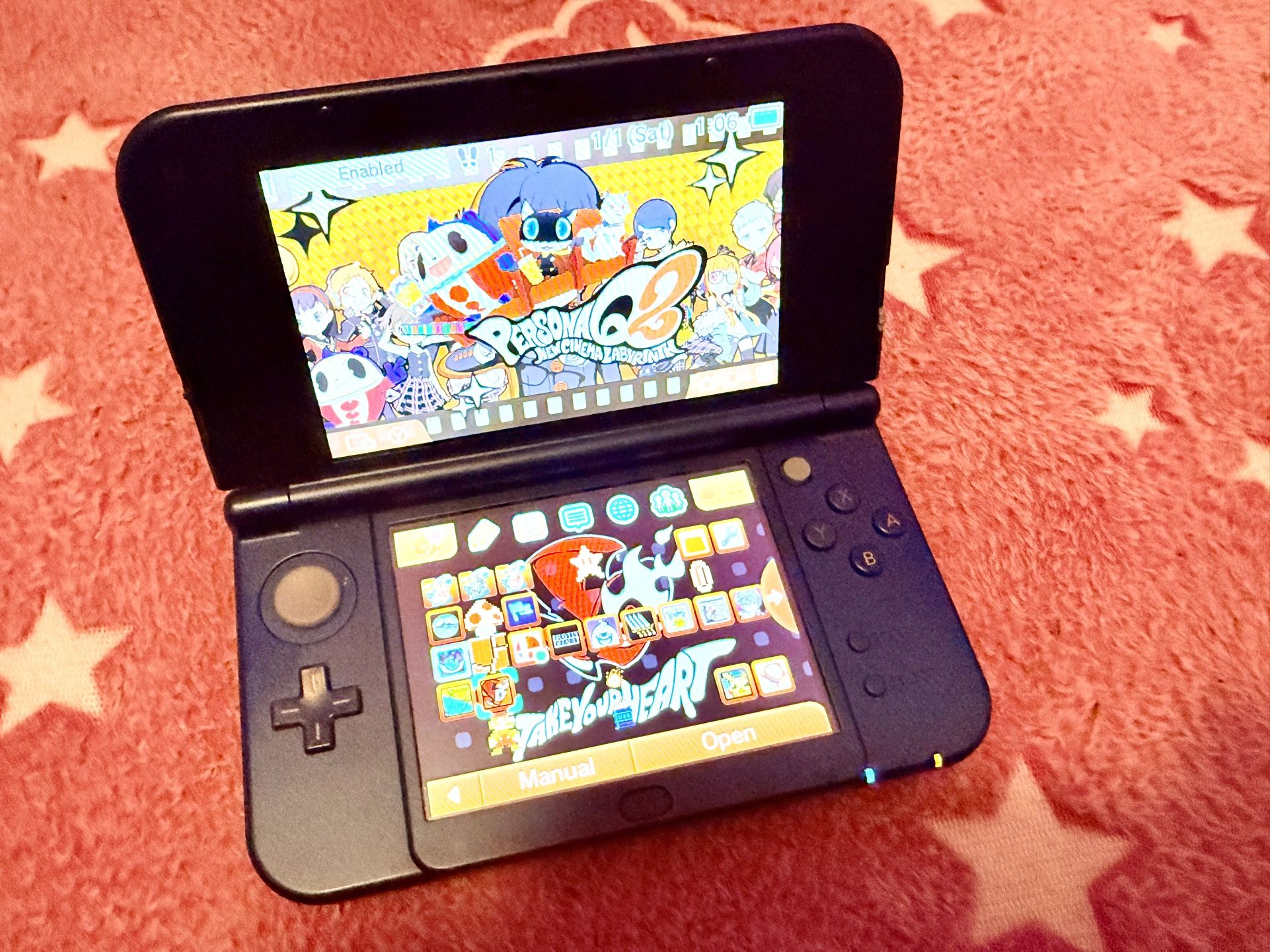Nintendo New 3DS XL Galaxy Edition (Games Separate) (RARE!)