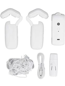 Automatic Smart Curtain Opener Set Silent Low Noise Electric Curtain Motor Controller Voice Remote Control Window Motor Energy Efficient for Roman Rod