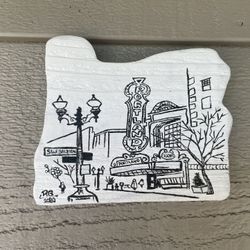 Oregon Map Wall Hanging, Wall Decor, Home Decor