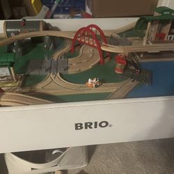 Brio Train Table With Attached Town 