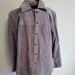 New Seude Leather Shirt Jacket