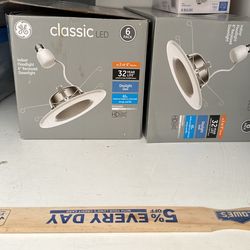 GE Classic LED Indoor Floodlights 2 Boxes. Unused