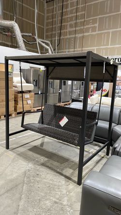 Outdoor Patio Swing with Canopy