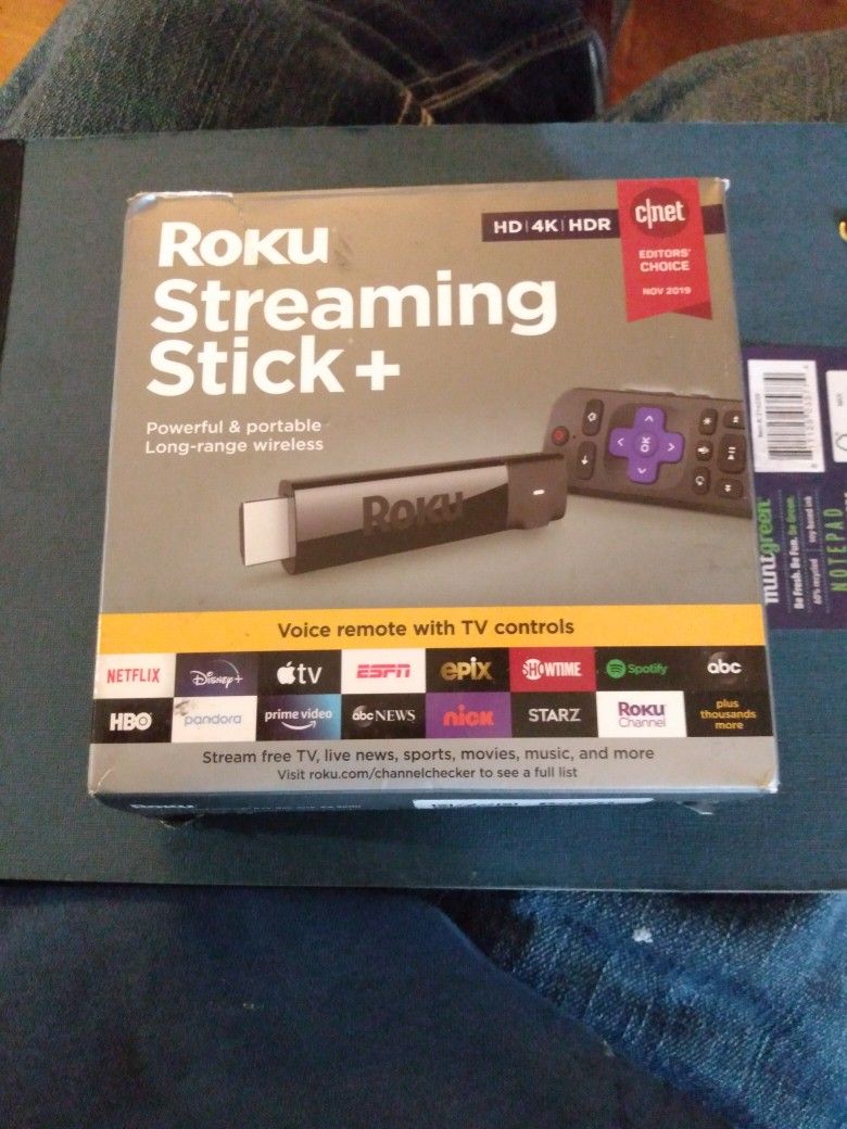 Brand New In the Box Roku Streaming Stick + W/ Wireless Remote Control