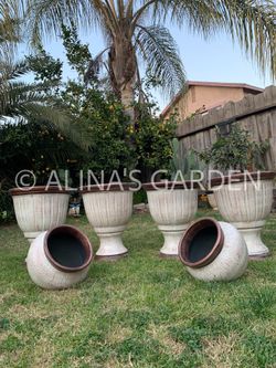 Masetas De Barro/ Clay Garden Pots