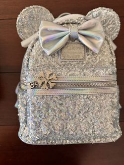 Loungefly Disney Holographic Sequin Minnie Mouse Mini Backpack