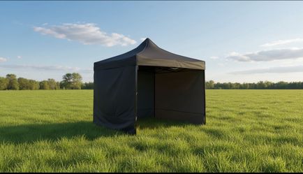 Sale On Black Canopy With Walls $49.99 10x10 Popup 